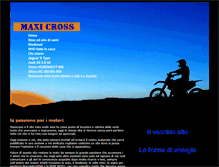 Tablet Screenshot of maxicross.it